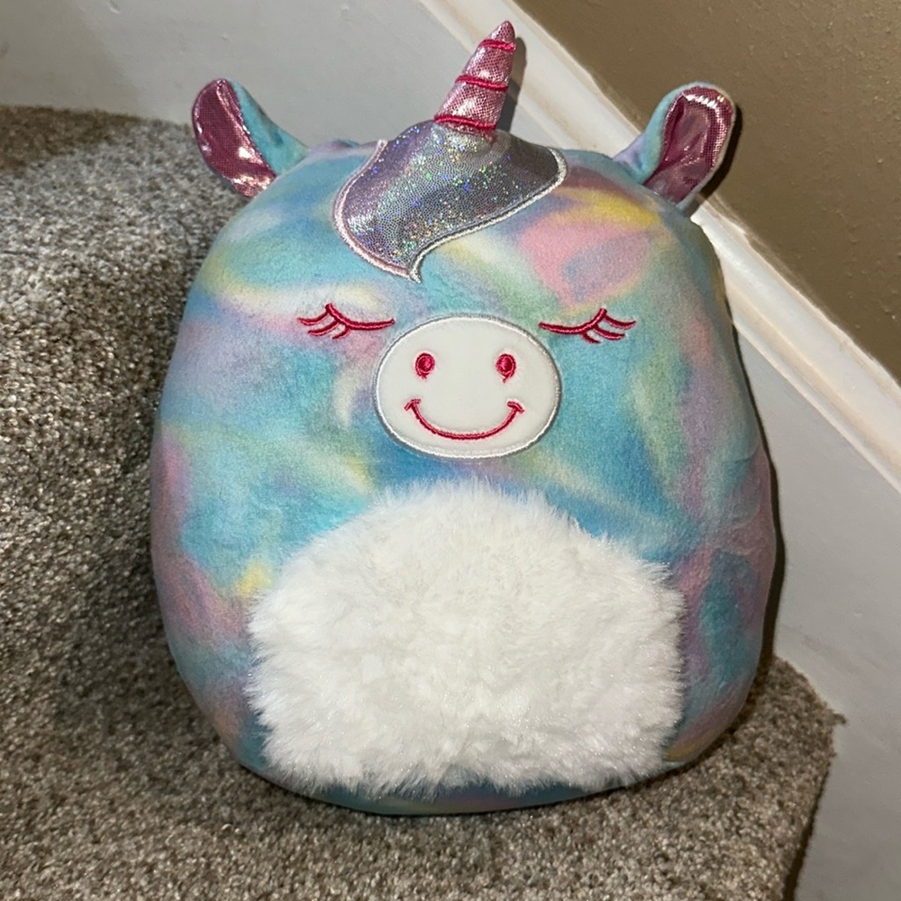 Squishmallows Tie-dye Unicorn with Shimmer Details